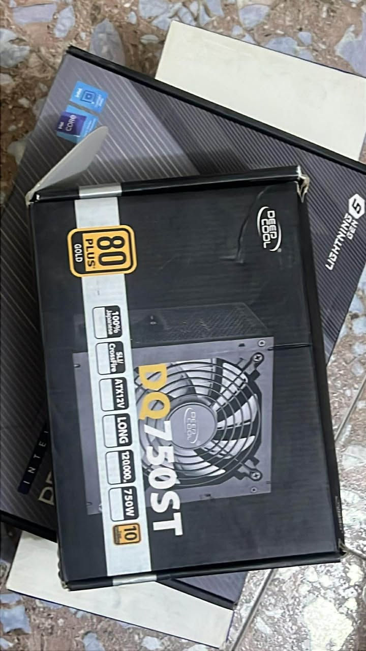 تجميعه بدون كرت شاشة
i5 12600kf

M.b Msi Z690

Ram 16gb 3600 tforce

Cooler nzxt 360

M.2 512g

HHD 512g

Psu 750w

Case xigmatek 7fan

تجميعه نضيفه شرط الفحص كيس بحده بدون كرت 900 واذا تريد كرت 3060ti تصير 1250 قفل للعلم القطع كلها ماركه وبراند محترم *********** مكاني بصره
