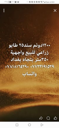 لا توجد تفاصيل  نص مكتوب في الصور: - ١٢٠٠دونم سند ٢٥ طابو زراعي للبيع ...