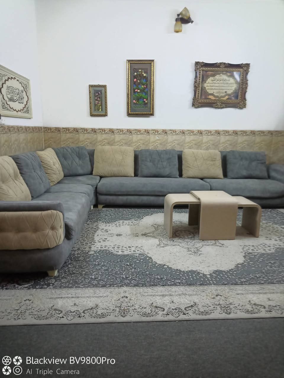 كورنر تركي مستعمل ١٦٠ الف
مستعجل على بيعته لان عندي سفر

***********

نص مكتوب في الصور:
- Blackview BV9800Pro AI Triple Camera