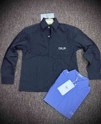 قميص ديور • مقلم • مقاسات M-XXL