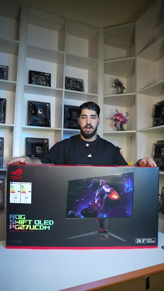 من معرض شركة القيم العالمية للحاسبات   ASUS ROG Swift OLED PG27UCDM 27 inch, 4K UHD (3840x2160) 240Hz 0.03Ms, QD-OLED Flat, Monitor https://globaliraq.iq/products/asus-rog-swift-oled-pg27ucdm-27-inch-4k-uhd-3840x2160-240hz-0-03ms-qd-oled-flat-monitor رابط تحميل التطبيق للـ iPhone:   ‏https://apps.apple.com/us/app/qiyam-al-alamiya/id6757885531   رابط تحميل التطبيق للـ Android:   ‏https://appgallery.huawei.com/app/C116858345   رابط الموقع الإلكتروني:   ‏https://globaliraq.iq   • شركة القيم العالمية للحاسبات العراق - بغداد - شارع الصناعة - الجامعة التكنلوجية - داخل فرع النخلة - عامود 14 - بناية G • للحجز - العالمية - قسم الدسكتوب والتجميع : *********** *********** ——- - العالمية - قسم الابتوب وملحقاته: *********** *********** ——- #GLOBAL_PC  #GLOBAL_IRAQ
