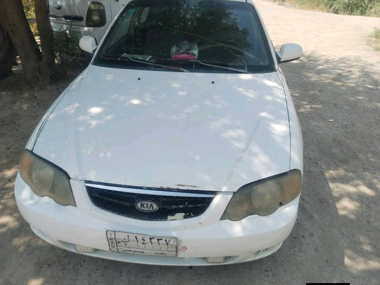 سلام عليكم كيا شامو موديل 2002 كير عادي محرك 2000 مسكر مصبوغة عام جمالية سياره خير من الله محرك كير كفاله تايرات جدد باتري جديد سنوية ل ٢٨ مالكه موجود تريد وكاله تريد 
تحويل عنواني بغداد لمحموديه سعر 32بيه مجال حك الجيه لتواصل ***********