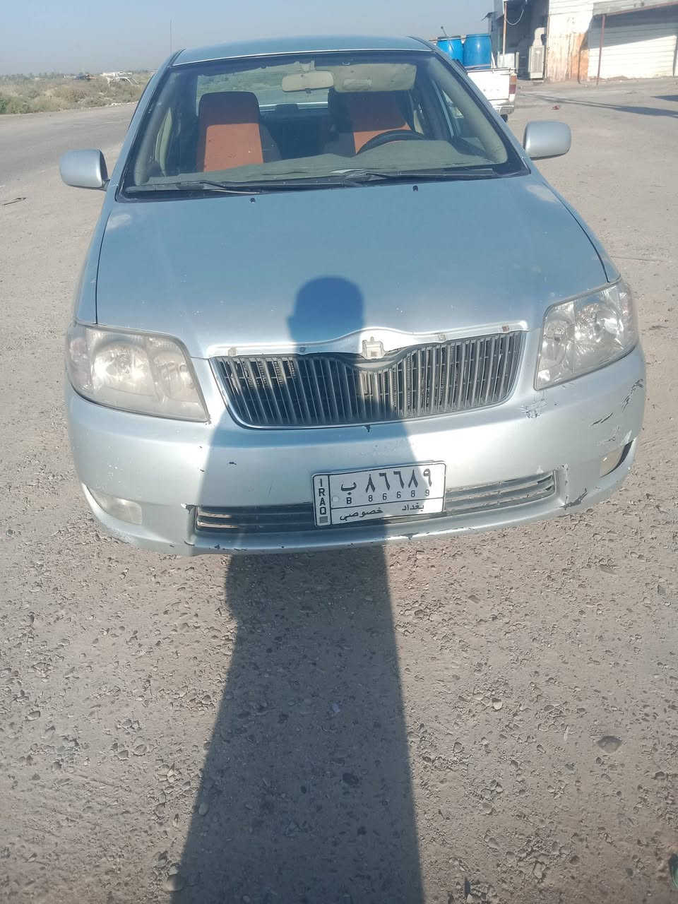 كورولا ٢٠٠٦ صبغ عام بدون ضربة اثر جراد وصور قبل الصبغ موجودة بسمي مكينة ١٦٠٠  السعر٧٨ مكان ابي غريب موبايل *********** @
