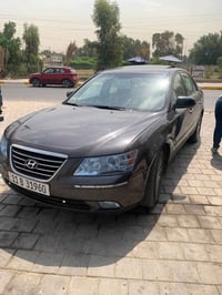 سوناتا موديل 2009رقم بغداد انكليزي فول  محرك سته سلندر محرك   تبريد ثل...