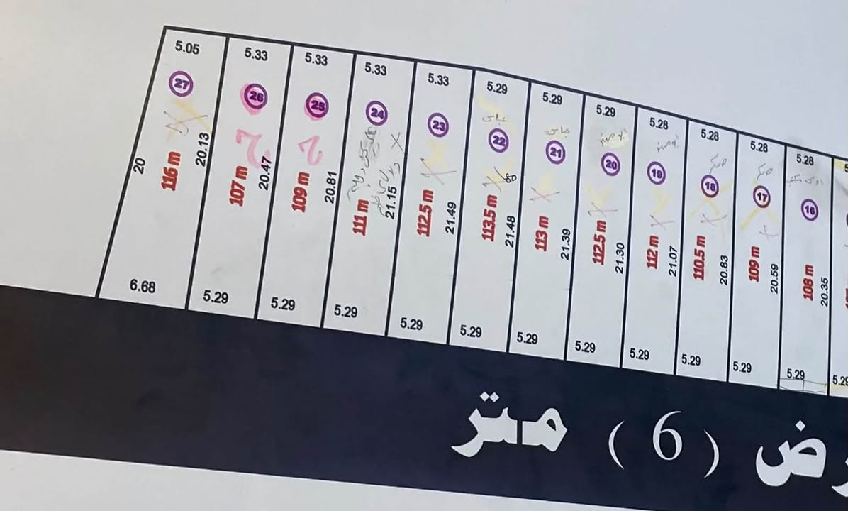 الدورة/البوعيثه • طابو زراعي • ١٠٠م ٢٠٠م ٣٠٠م