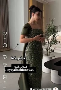 فستان متوفر اللبيع قياس٤٦  نص مكتوب في الصور: - ١٨ قياس 46 فستاني للبي...