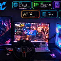 CPU: i5-12400 GPU: RTX 3070 Ti 8GB Motherboard: B660 RAM: 16GB DDR4 SS...
