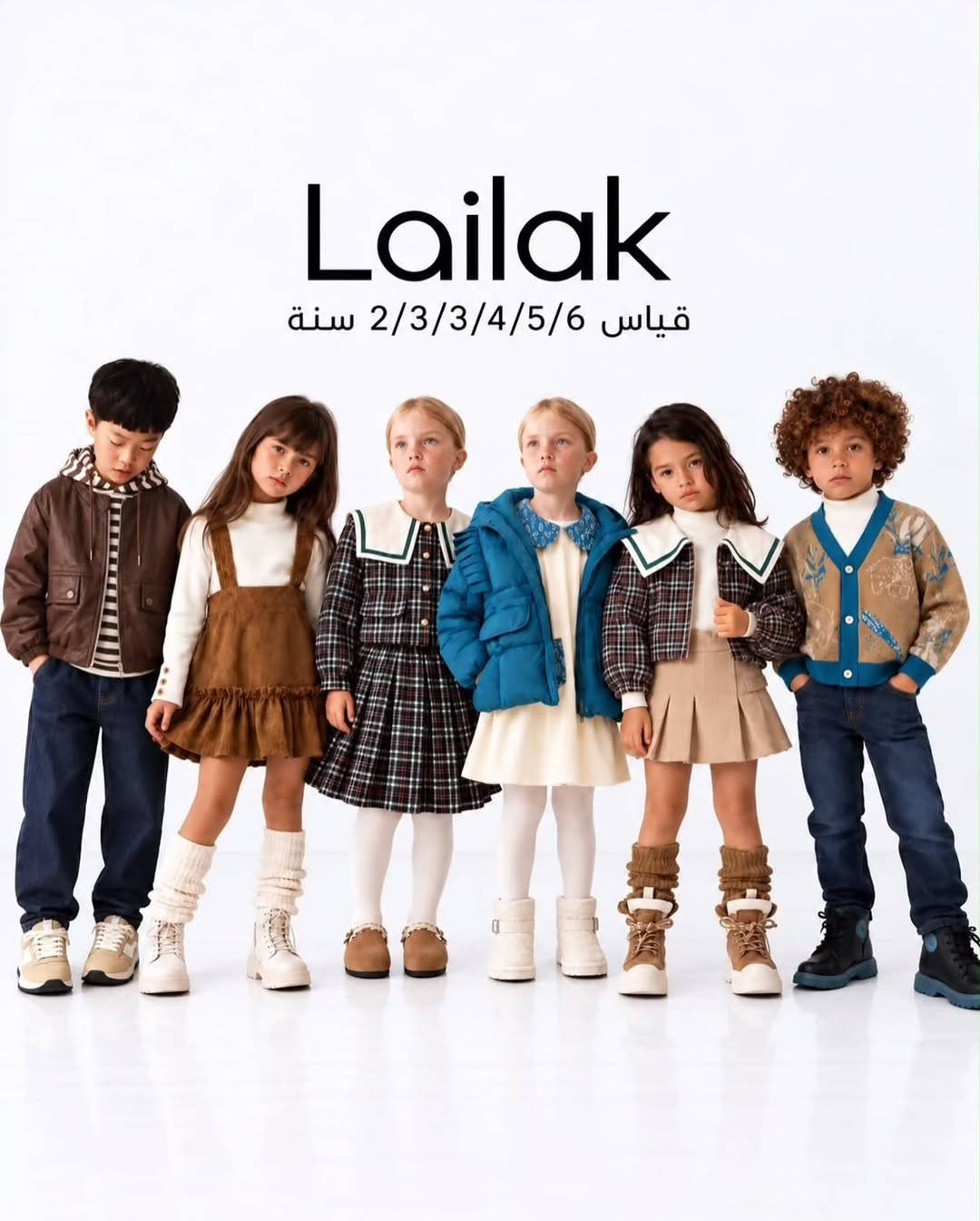 ليلك • ملابس شتوية • أطفال ٢-٦ سنوات
