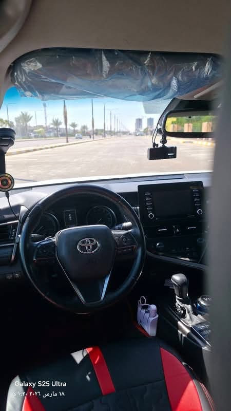 🚗 الطائرة اليابانية 🚗
- ملاحظة: السيارة اصدار خاص (Night Shade)

- النوع: (تويوتا كامري)

- الفئة: (SE) 

- الموديل: (2022)

- اللون: (ابيض)

- وارد: (أمريكي)

- الممشى: (160.000)

- الحالة: (جيدة جداً)

- المحرك: (4 سلندر / 2500cc / هايبرد)

- ناقل الغيارات: (أوتوماتيك/ eCVT)

- المواصفات: (شاشة / مقاعد جلد / مقعد السائق كهرباء

/ بصمة تشغيل / حساسات / تبريد قطعتين / مثبت سرعة / مثبت مسار / مانع اصطدام / وباقي المواصفات معروفة)

✨ السيارة نظيفة وما تحتاج مصرف

✨ السعر: (15,800$) قابل للتفاوض

📍 الموقع: (الانبار/الفلوجة)

📞 للتواصل:
***********  اتصال 
*********** واتساب

(ابيع السيارة محزمة)

نص مكتوب في الصور:
- Galaxy S25 Ultra
- ١٨ مارس ٢٠٢٦، ١:٢٠ م
- ١٨ مارس ٢٠٢٦ ١:١٩ م
- ١٨ مارس ٢٠٢٦ ١:١٨ م
- ١٨ مارس ٢٠٢٦