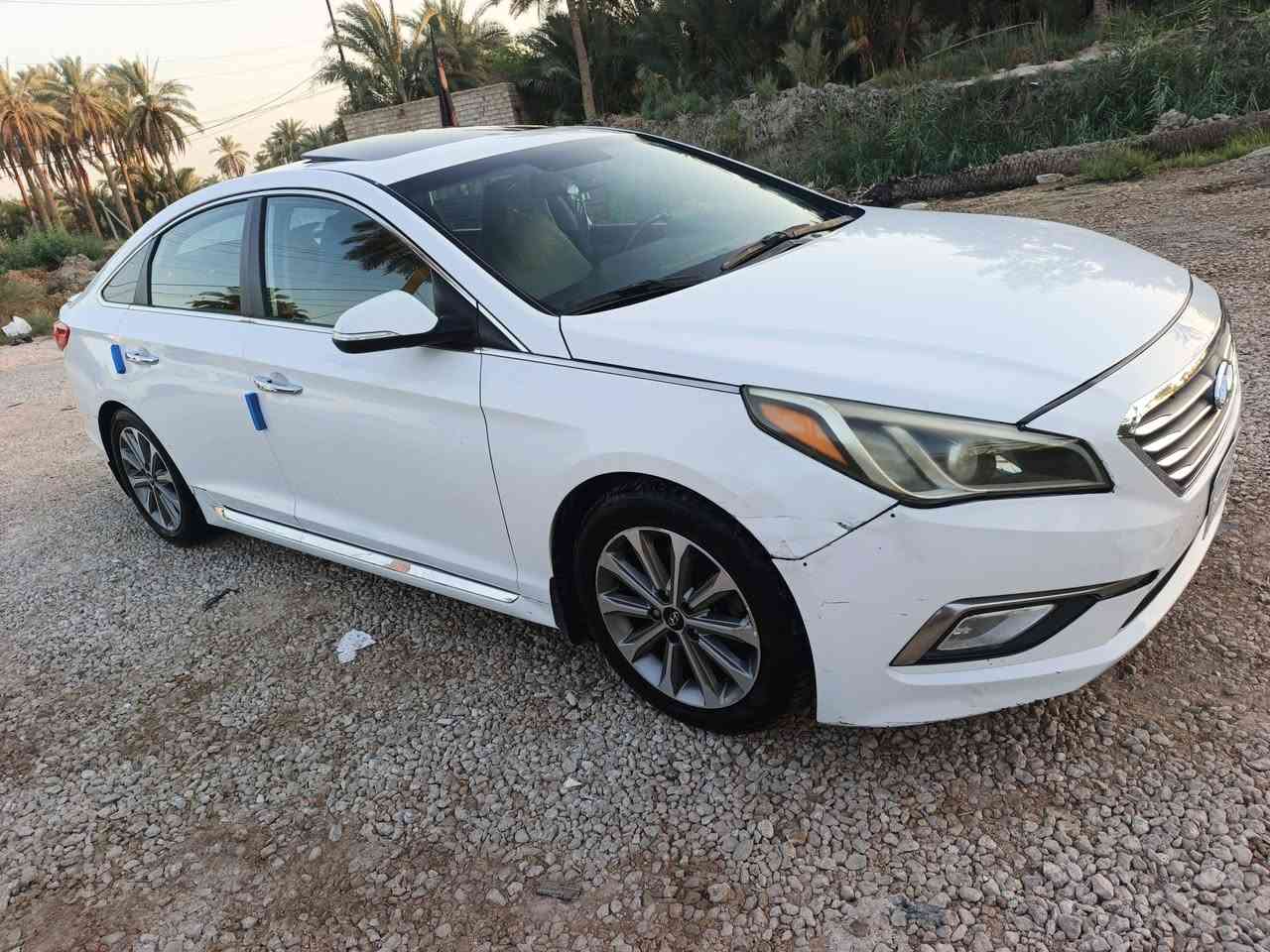 سوناتا للبيع 2016..قادسيه بأسمي
فول مواصفات لمتتد مكينه وكير 2400 مكفولة حادثه بصيط صطحي صبغ نص البنيد وخشم الجاملغ
المواصفات فول 
بصمه تشغيل+بصمه ابواب
كشنات كهرباء+كشنات 
ثلاثة انظمه قياده 
سياره ماعيزه برغي ليبل واحد مكان نجف مشخاب ***********
