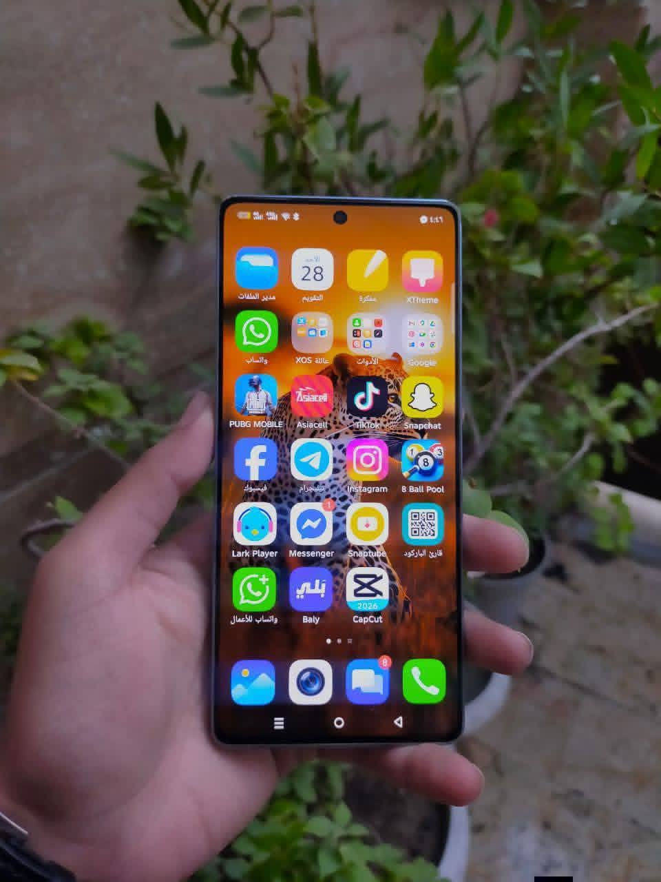 سلام عليكم
Infinix GT 20 Pro
ذاكرة 256 رام24 مجالج 8200 
جهاز غني عن تعريف فلاكشب شاشه144هرتز
بوبجي120فريم بقيه العاب 144فريم شاشه امولد 
بطاريه 5000ملي أمبير انسه الشحن جهاز بختصار كلش قوي أغراضه فقط شاحنه سعر250 وبي مجال للطيبين عنوان بغداد الحرية الثانيه شارع30
 اللاستفسار ***********

نص مكتوب في الصور:
- هاتفي XOS 15.1.2 استنادا إلى Android التحقق من التحديثات التخزين ٨٩,٠٣ غ.ب / ٢٥٦ غ.ب اسم الجهاز Infinix GT 20 Pro الطراز Infinix X6871 وحدة المعالجة المركزية Dimensity 8200 Ultimate RAM 12.00 GB+6.00 GB الكاميرا الخلفية 108M OIS+2M+2M الكاميرا الأمامية 32M البطارية 5000mAh الشاشة 1080x2436