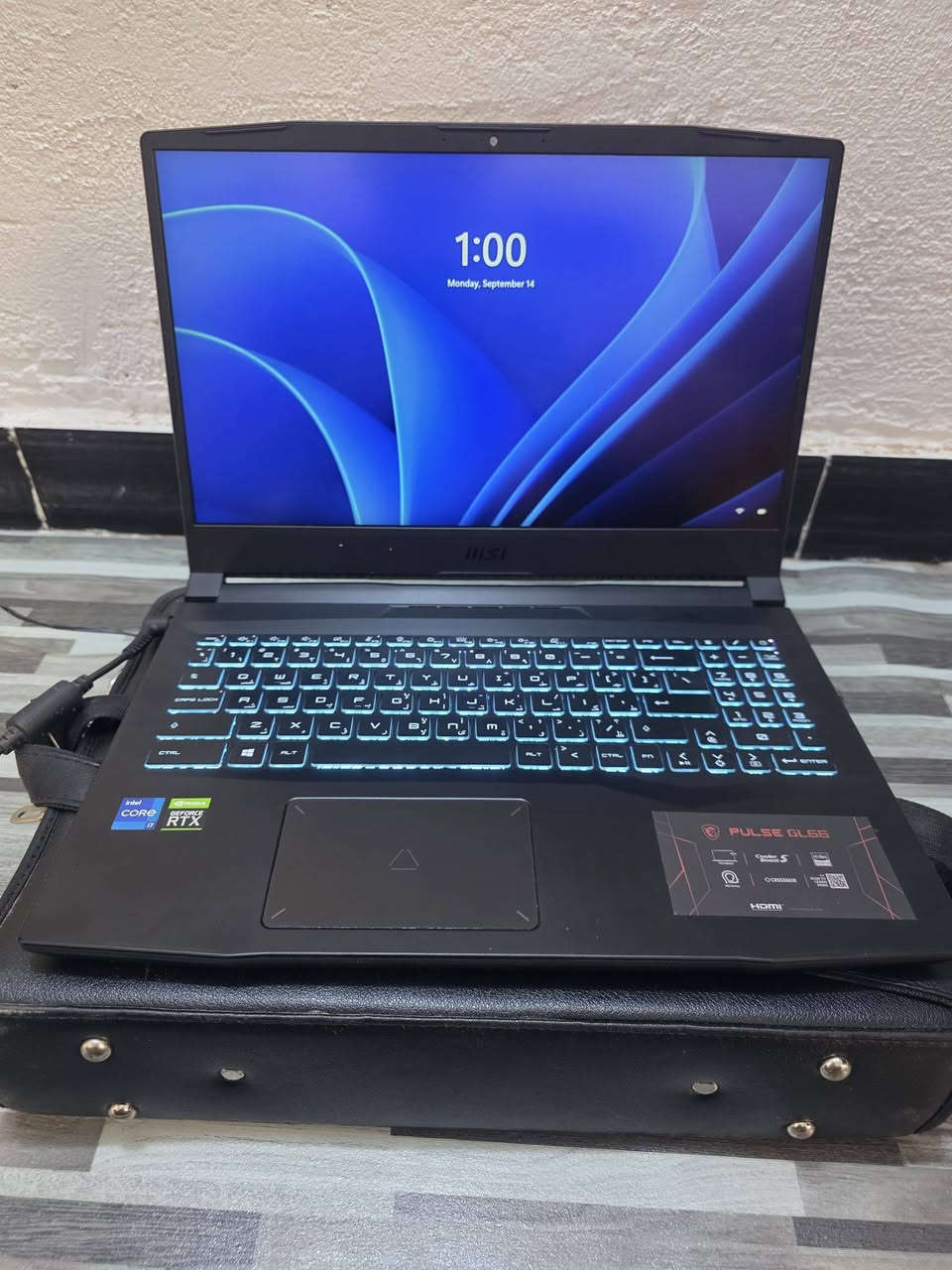 مواصفات الحاسبة
كارت الشاشة  RTX 3060 6GVRAM
المعالج I7 11800H
الرامات 16gb 3200MHz
المساحة 1tb ssd
مواصفات الشاشة
Full hd 
ips
144Hz
مستخدم قليل جدآ
٩٠٠ الف 
توصيل فقط بصره
واتساب ***********
