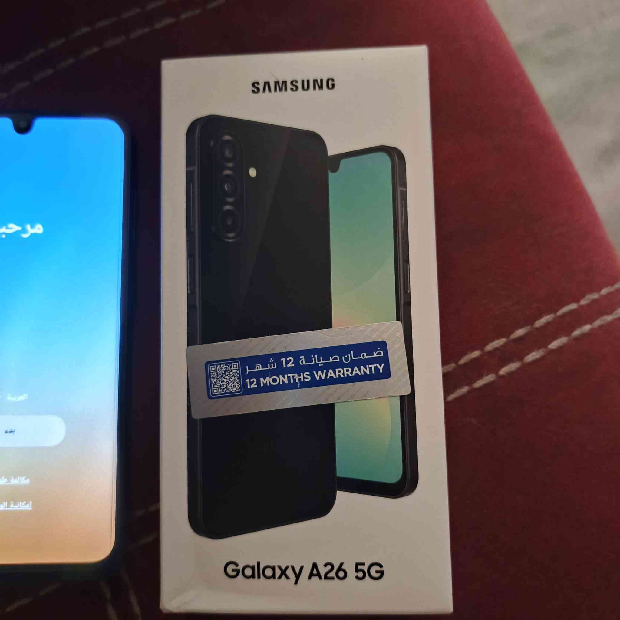 السلام عليكم عندي موبايل Galaxy A26 5g مستعمل استعمال قليل جدا ونظيف للبيع بسعر 300 وبيه مجال 
للاتصال ***********
