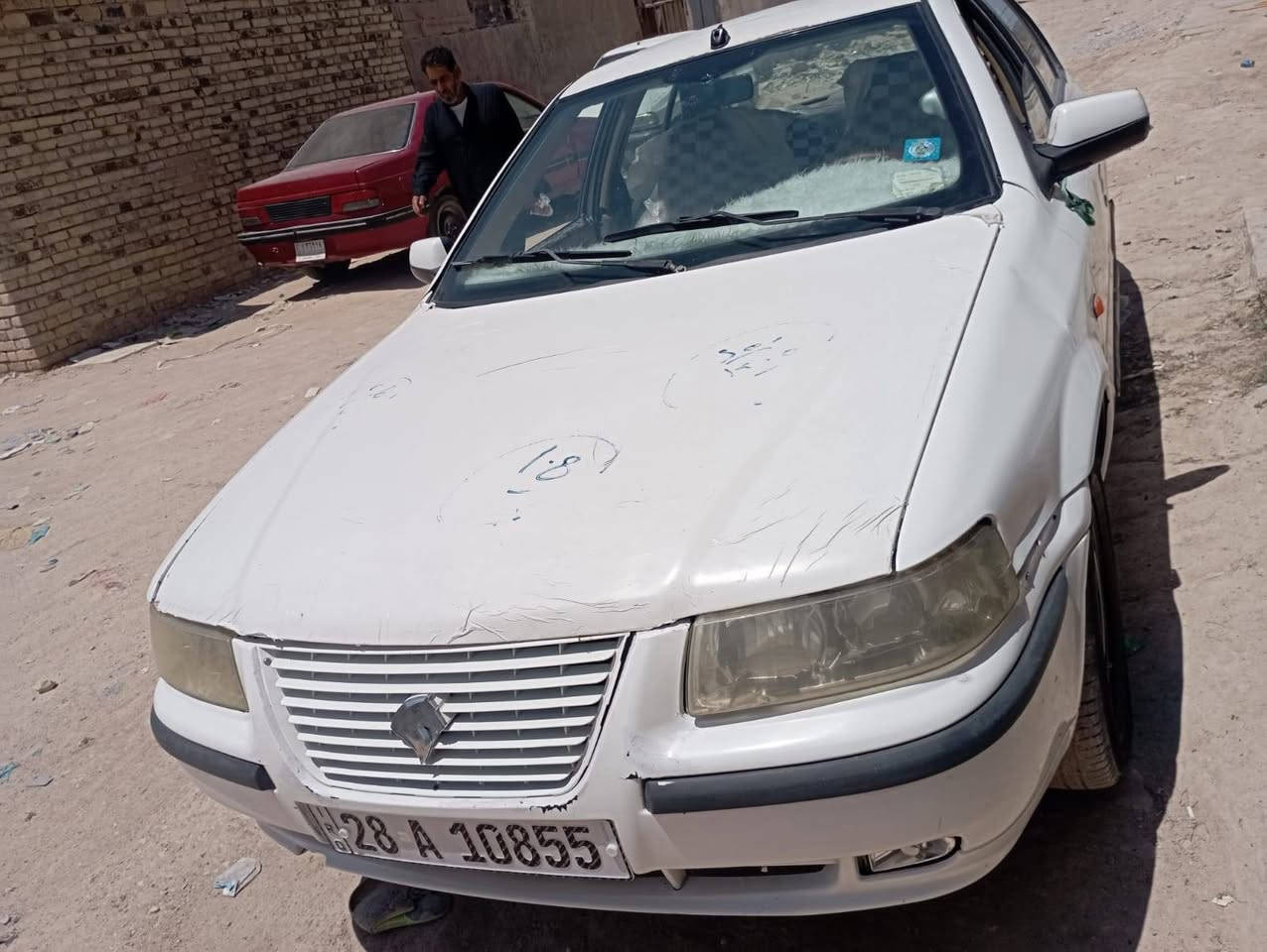 سلام عليكم سمند للبيع فقط نضافه شوفت عينك  كير ومحرك خير من الله مديل 11رقم نجف بسمي شرط لمدور مكاني نجف سعر 30 قم***********
