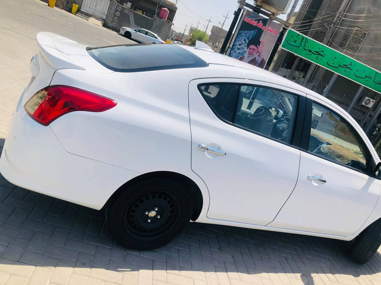 نيسان صني مديل 25 هندي شباج جديد ماشيه 24 الف سعر 128 بيه دحكه اصبع بارد بلصندوك الباقي كفاله سياره دوشمه عام حداده تخم تاير باتري تبريد تدفئه كله كفاله سياره جديده كلش بسم شركه المدار الي بشارع الوفود ***********مكاني بصره قبله
