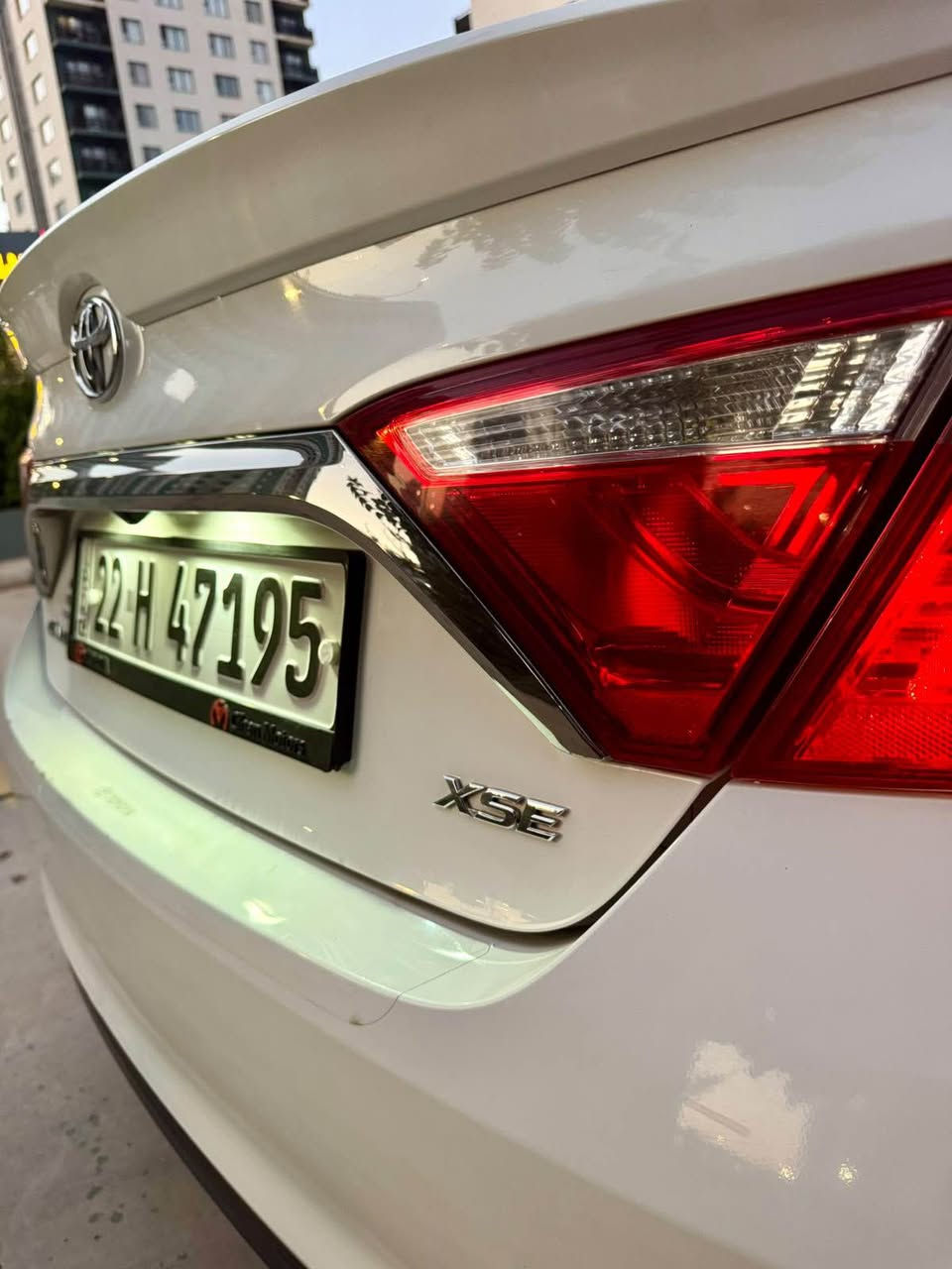 CAMRY 2016 XSE
‎***********واتساب
***********
‎کامری مودیل2016  امرکی لون ابیص ثلجی   ،ماشی80 میل،حجم محرک2500, 4 سلندر 
 بس بونت  صبغ   بدون حالوب  بدون بدل  بدون دواخل ،” “ “ سیارە حیل حیل حلوة،سنویە جدید حتــــی 2029نفس یوم تحویل حاضر،٢سویج بیلادی موجود سبیر ما انزل،تاقم إطارات یوکوهاما بیلادی،مکان سیارة سلیمانیة
‎مواصفات معروفة
1-فتحە
2-کشنات شاموا 
3-کوشنات حار 
4-شاشە کبیر +لمس
5-تبرید خلفی 
6-حجم ویل کروم 18
7-تحکمات ستیرن 
8-ستە ایرباگ
9-مرایا ئیشارە وکهرباء
10-تحدید سرعە 

‎گیر محرک تاقم صدر تاقم ایطارات کل جدید سیارە مابی 
ای نقس
‎سعر :162  $ شویە بی مجال السليمانية, العراق
