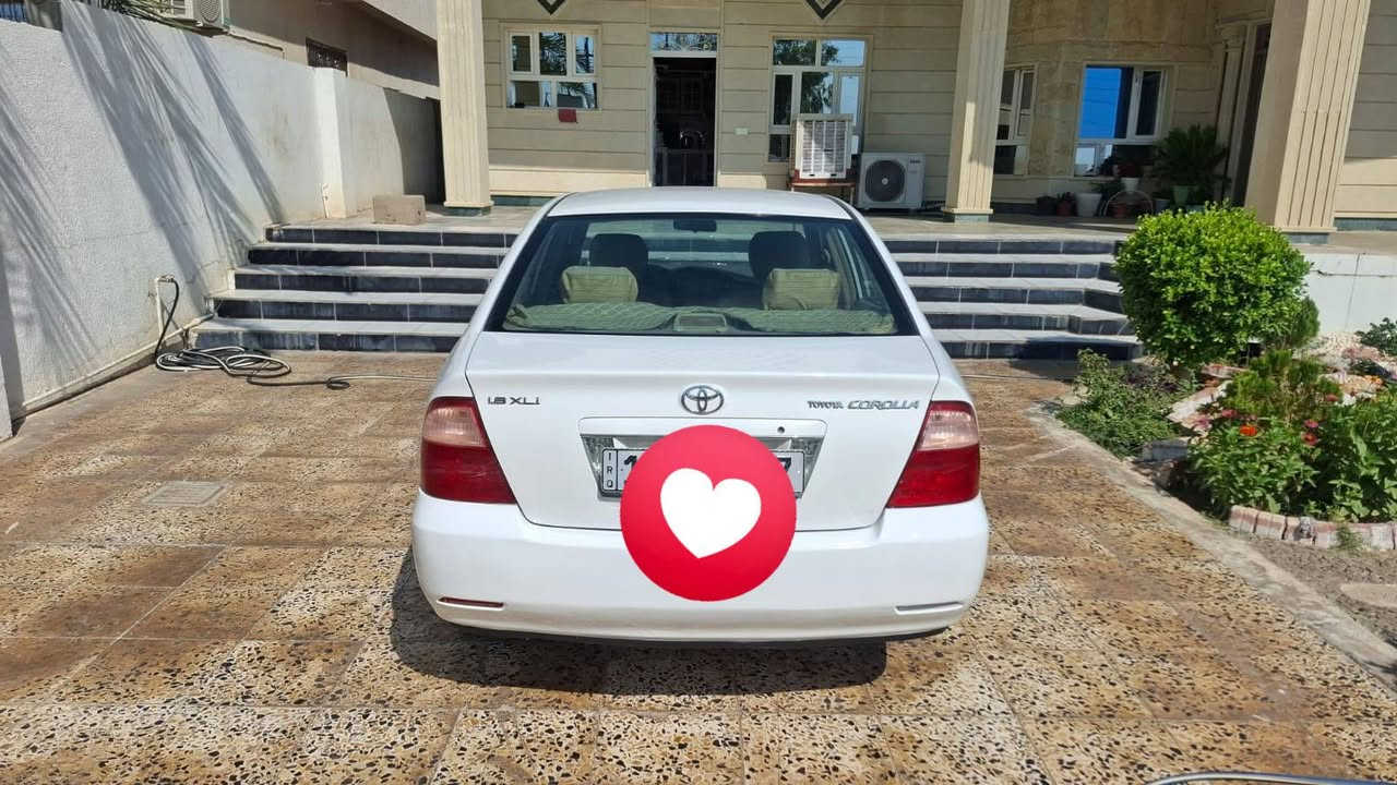 للبيع كورلا بيكاتشو 2007 رقم نينوى انكليزي
محرك 1800 سياره مكفوله من الصبغ عدا الدوسه تحت باب السايق فقط كير شرط و تبريد ثلج . السعر 105 وبيها مجال بسيط 
للأستفسار الأتصال : ***********
