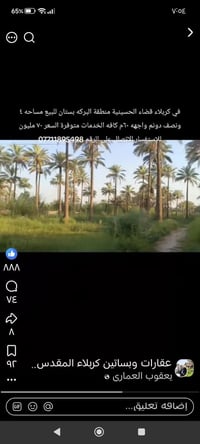 بستان • قضاء الحسينية • ٤ ونصف دونم