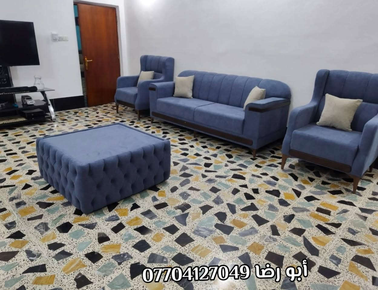 🌹🏠🏡(مجمع الأميرات للأثاث) 🏡🏠🌹

 اللـــــــــ(صلِ ؏ محمـﺩ ﯛال محمـﺩ ﷺ)ــــــــهم

⚜️ من بيت الزبون ⚜️                                      🧿🧿

#تم_إكمال_ديوان_الأخ__أبو_نور 🌷🌷
تخم تفصال مودرن تركي عصري ومميز 🛋️ 
 مــوديــل ______(( ميراي ))
 بضمان ســنــ5ـــوات 🕰️
صناعة عراقية 100% 
شغل درجة اولى⚒️
أرجل خشب ماركه قوية
خشب جام روسي بلوك احمر 
اسفنج اكسترا ١٠ سنتم 
قماش تركي النوع الثقيل... 
نعمل كافة الموديلات والالوان 🎨 حسب الطلب والقياس
مع الضمان الحقيقي 💯💯✍️

البيع بالنقد وبالتقسيط المريح💵💵

للـــــــــحجز والاســـــــــــــتفسار مراسلة الصفحة 📩
اوالاتصال على الرقم ⬇️
📞*********** (ابو رضا)
احمد الأرناؤوطي 

تتوفر خدمة توصيل داخل ديالى 🚚
_________________________________________________

🌍العنوان 📍📍ديالى /ناحية جديدة الشط/ البعبدي /قرب مضيف الأمام الحسين_مجاور مثلجات ليمونه 

           ❤️❤️ٱهـُ‘ـُلُٱ وٌسُـ‘ـُهـُ‘ـُلُٱ بُـ‘ـُكُـ‘ـُمُ❤️❤️

#مجمع_الأميرات_للاثاث
#ديالى #ناحية_جديدة_الشط

نص مكتوب في الصور:
- *********** أبو رضا