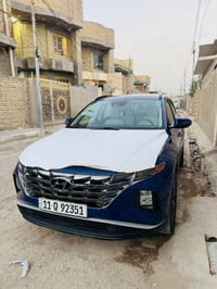 سيارتي توسان زرق 2023 وارد امريكي رقم بغداد انگليزي  ماشية25 الف ميل ق...
