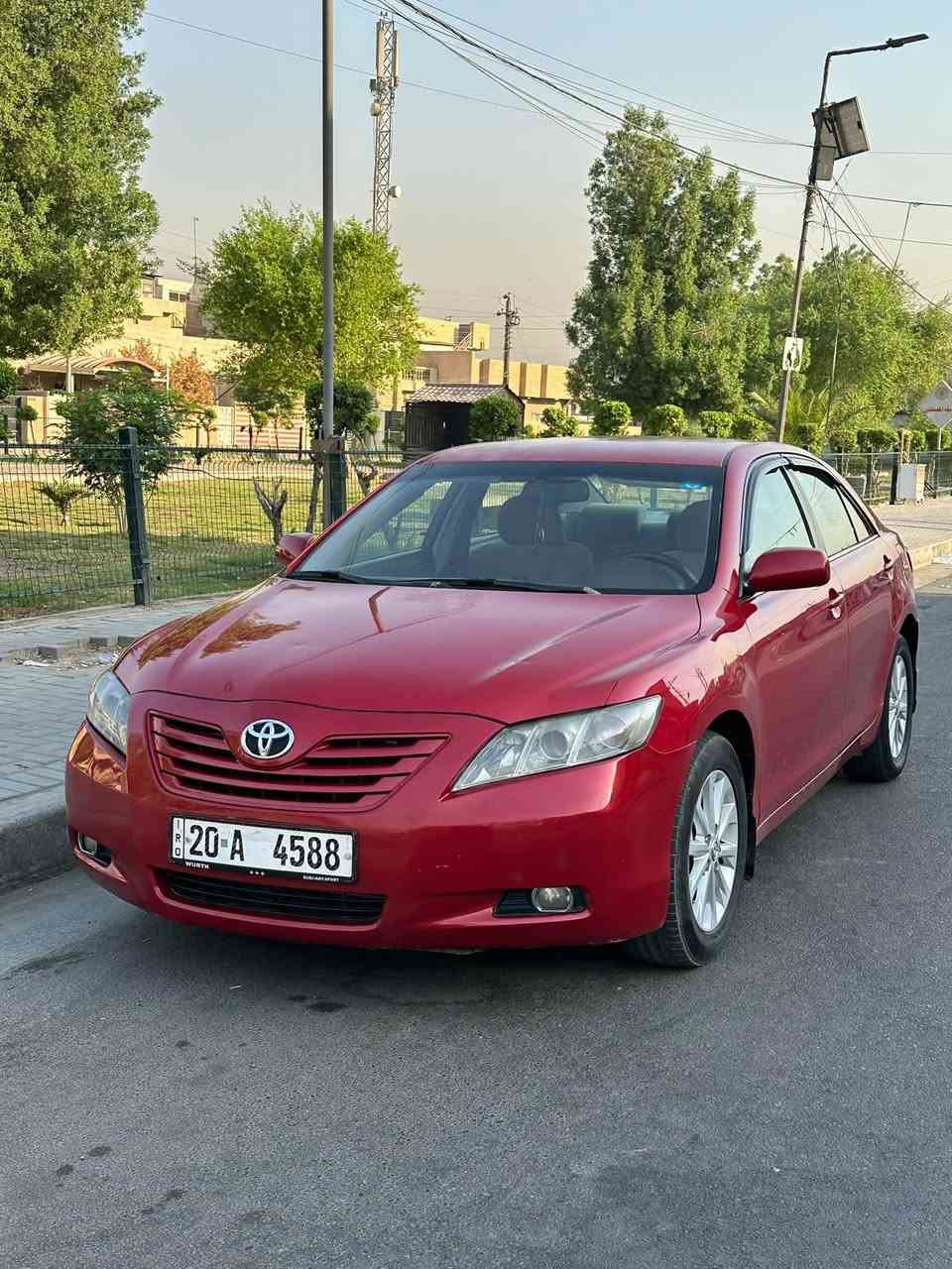 كامري 2007 وارد امريكي كفالة عامة من الصبغ والحادث
كامري 2007 وارد امريكي كفالة عامة من الصبغ والحادث 
السيارة مابيها حادث 
بأسمي 
مكينة لا تبخير ولا تنقيص 
مكينة 6سلندر مواصفات تحكم ستيرن كروز سرعة وشاشة اندرويد كاميرة خلفية وباقي المواصفات  المعروفة ***********  السعر 98 وبيها مجال 
مكانها بغداد حي الاعلام

