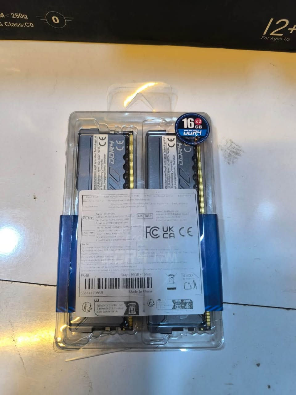 السلام عليكم رام 32Gb للبيعDDR4
يقدم متجر المهندس للالكترونيات 
رامات pc من فئة DDR4 
للبيع رامات 
DDR4 32GB 16*2 3200
ملاحظات
المنتج جديد 🆕 
متوفر خدمة توصيل لكافة أنحاء العراق
سعر 225و بي مجال بسيط 
للطلب والاستفسار واتساب ***********

نص مكتوب في الصور:
- 2PCS 16GB (3200MHz)