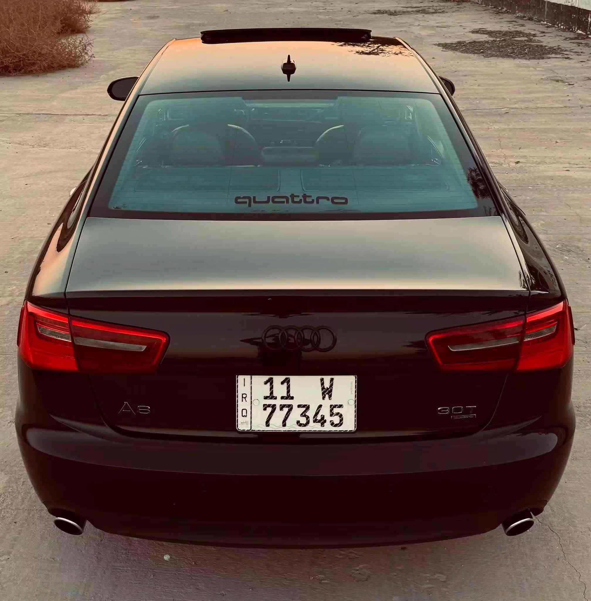 #_المعيني❤️
----------
(( أودي 2013 فئة A6 كواترو ، فول مواصفات ١/١ ، ماشية 90 الف ، محرك V6 3.0 T، گير 9 نمرّ ، فور ويل ، رقم بغداد بأسمي ، صبغ قطعة وحدة ، ما بيها أي نقص ، نظيفة جداً داخل و خارج ))🌹
:
#_بيع_أو_مراوس🥷🏻
:
#_للإستفسار / *********** ☎️
-----------------------------
