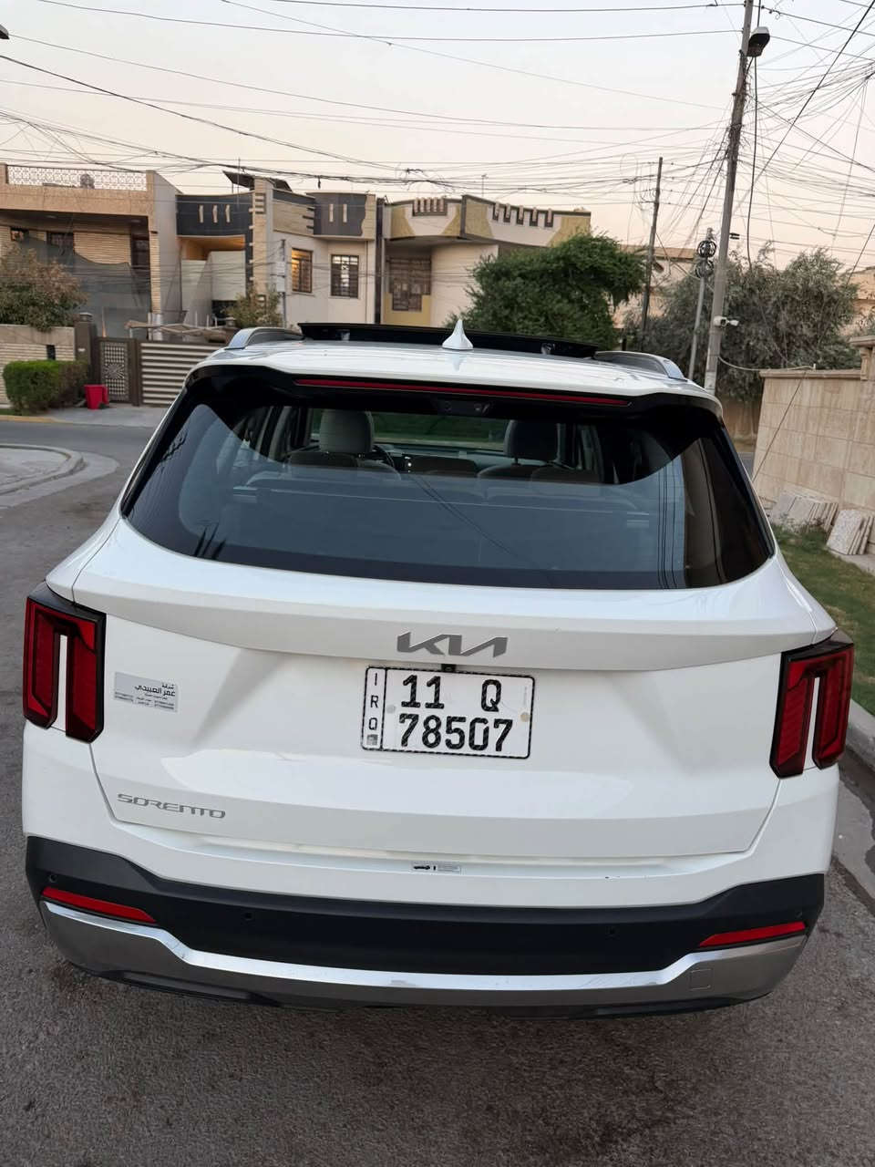 كيا سورنتو موديل 2025خليجي رقم بغداد باسمي محرك 6 سلندر مكفوله من الضربه والصبغ والبارد  بيه شكم مكان رصعه صغار موضح بالصوره ماشيه 49 مواصفاته فول بنوراما دبل كامره شاشه داتشو ويل 20 اناره داخليه ابيض اريل نفكيشن جنطه كهرباء سايد بريك بصمه كشنات كهرباء بردات رادار امامي خلفي سياره جديده مكاني بغداد السعر 295

***********

