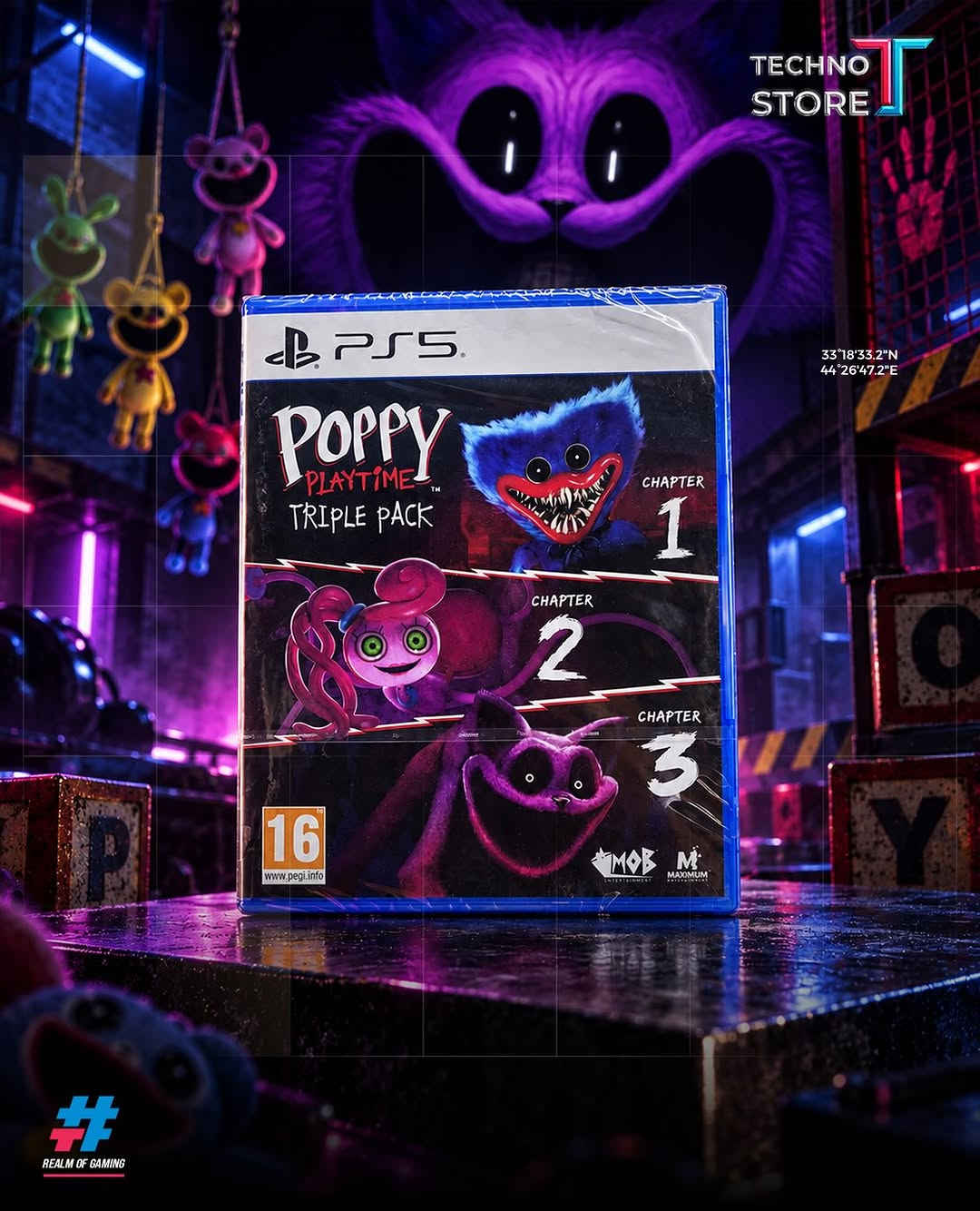 جاهز تدخل عالم الرعب؟ 🎮👻

أقوى ألعاب الرعب على PS5 بانتظارك! 🔥

أجواء مرعبة، قصص مشوقة، وتجربة تخليك تعيش الخوف بكل تفاصيله. 🩸🕷
هل تقدر تكمل اللعبة للآخر؟ 👀

📦❤️‍🔥توجد خدمه توصيل داخل بغداد والمحافظات ❤️‍🔥📦

✅‌‎الموزع المعتمد لشركه فونكو بالعراق
✅‌‎موزع معتمد لبطاقات يوغي بالعراق

‌‎1️⃣الفرع الاول
بغداد - الكاظمية - شارع اكد
***********

‌‎2️⃣الفرع الثاني
بغداد - شارع الصناعة - قرب شركة النبع
***********
***********⁩l

نص مكتوب في الصور:
- TECHNO STORE 331833.2N 442647.2E REALM OF GAMING
- TECHNO STORE
- 33°18'33.2"N
- 44°26'47.2"E
- # REALM OF GAMING
- TECHNO STORE 33°18'33.2"N 44°26'47.2"E REALM OF GAMING
- TECHNO STORE 33 18'33.2"N 44 26'47.2"E REALM OF GAMING