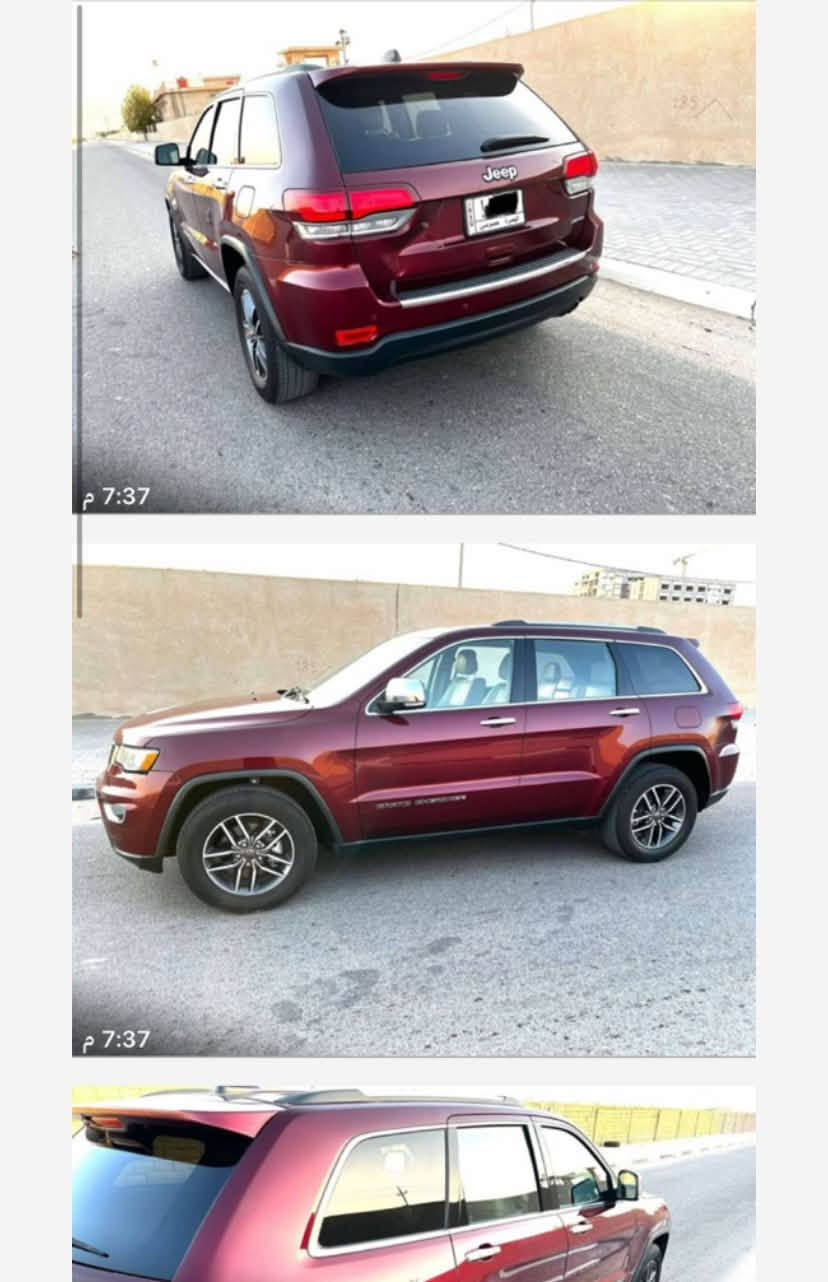 جيب كراند شيروكي ليمتد-2020
🔥 فول مواصفات — نظيفة وجاهزة للفحص

🚙 المحرك: 3.6 V6
⚙️ القير: أوتوماتيك
🛞 الدفع: خلفي
🌌 بانوراما + فتحة سقف
🪑 داخلية جلد عسلي
🖤 صاج أسود
📊 ماشية: 113 ألف كم
✨ إدامة كاملة

⭐ المواصفات والتجهيزات:

• تشغيل بصمة
• دخول ذكي وتشغيل عن بعد
• تحكم بالستيرن
• مثبت سرعة
• تحكم كهربائي بالمقاعد
• مقاعد جلد
• تبريد/تدفئة المقاعد
• شاشة كبيرة
• كاميرا خلفية
• حساسات ركن السياره وتوقف خلفي قبل حدوث الحادث
• تحكم بالمكيف
• مكيف أوتوماتيك
• ستيرن صعود ونزول كهربائي
• بلوتوث وUSB وكار بلي
• أنظمة أمان وثبات
• ABS
• Airbags
• تحكم إلكتروني بالثبات
• ويل نيكل 
• إضاءة أوتوماتيك
• حساسات مطر/إضاءة حسب التجهيز

🔧 تفاصيل الضرر بكل وضوح:

• الجاملغ الأيمن: مبدل ومصبوغ، بدون ضرر داخل وبدون شاصي وبدون ضرر داخلي بالجاملغ.
• البنيد: متصلح بارد، ضربته خفيفة، بدون دواخل وبدون شاصي.

🛡️ الكفالة:
كير + مكينة + شاصي + دواخل + تبريد.

📄 الرقم: بصرة — مشروع وطني، بأسمي.
🔄 التحويل: ثاني يوم.

📍 مكان السيارة: الناصرية — الشموخ

💰 السعر: 210$

📞 للتواصل: ***********
