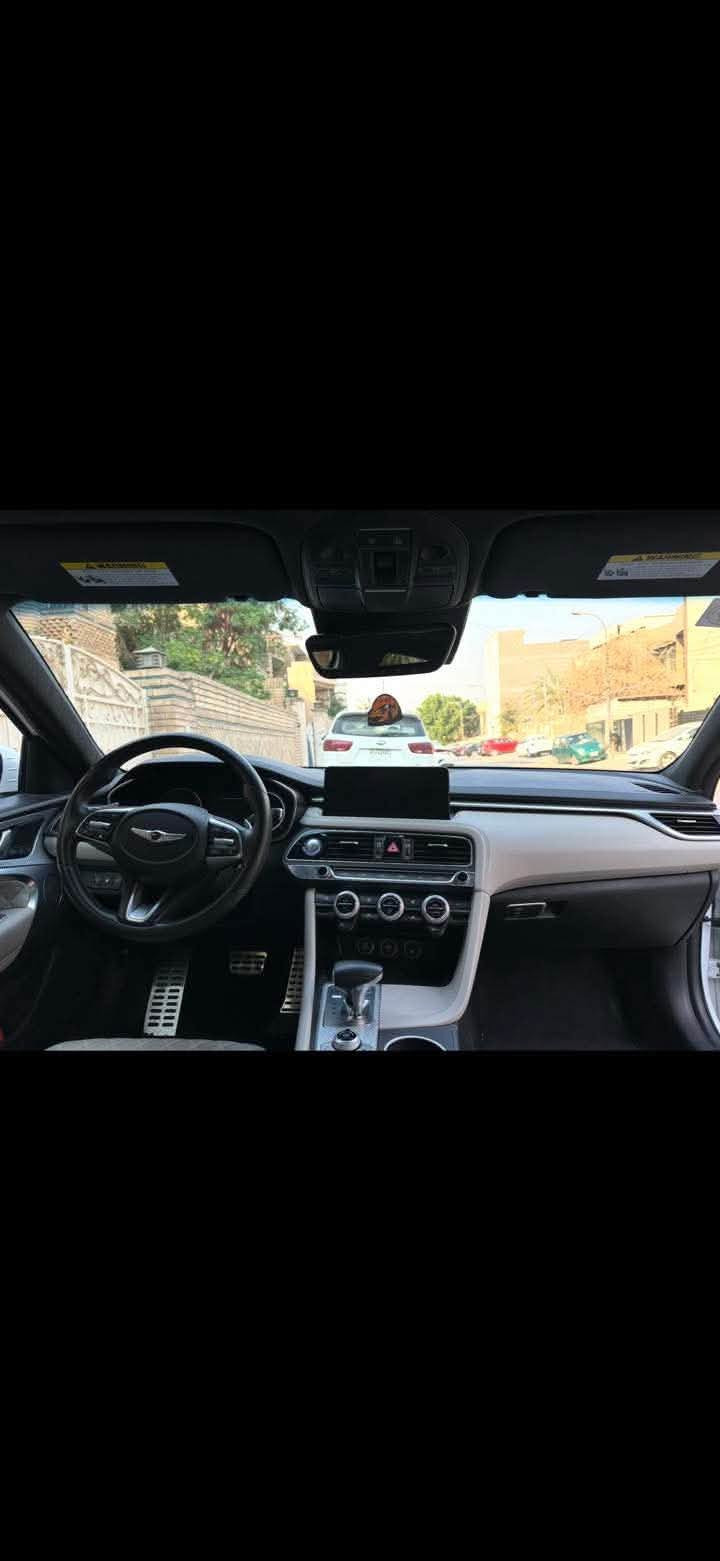 ‏Genesis  G70  2023 PRESTIGE
🩶🩶للبيع او المراوس 
‌‎ المحرك / V6 3.3cc twin turbo
‌‌‏376 HP🐎🐎🚀🚀
رقم بغداد    برستيج اعلى مواصفات 
السيارة تو ويل 
‏(0-100km) 4.8 s🚀🚀🚀
‏‌‎فول مواصفات1/1  اعلى فئة 
‏‌‎  فتحة سقف (بانوراما) 
ماشية ٦٩ الف كيلو متر 
‌‎اللون :- ابيض 
‏‌‎الضرر :-  جاملغ وبنيد 
الصبغ جاملغ فقط بنيد نفس اللون مبدل 
‌‎ المواصفات :- بصمة
‏‌‎:- تشغيل عن بعد
‏‌‎:- كشنات ميموري سيت
‏‌‎:-كشنات تدفئة تبريد 
‏‌‎:- ستيرن كهرباء  + هيتر
‏‌‎:- 5 وضعيات قيادة ( Eco - Comfort - Sport - Sport plus - Costume )
‌‌‏:- Auto Hold
‏‌‎:- شحن وايرليس
‏‌‎:- سستم سماعات Lexicon 
‏‌‎:- داتا شو
‌‎:- داخل جلد ابيض 
‌‎:- سقف كانتارا (شامو)
‏‌‎:- كاميرات جانبية تشتغل مع الاشارة داخل العداد
‏‌‎:- كاميرا خلفية
‏‌‎:- شاشة كبيرة
‏‌‎:- كيجات ديجيتال
‏‌‎:- رادارات امامي وخلفي وجانبي
‏‌‎:- كشنات جلد + كهرباء 
‏‌‎:- 5 كاميرات 360 درجة 
‏‌‎:- حساسات امامي وخلفي
‏‌‎:- نظام تحديد المسار 
‏‌‎:- دسكات بريمبو 6 بستم بلاد 
‏‌‎:-مري شفط +اشارة +تعتيم الضوء 
‏‌‎:- لايت LED امامي خلفي 
‏‌‎:-دخول ذكي مع انارة ترحيب
‏‌‎:-قيادة ذاتية  
‏‌‎:-تحديد مسار+مثبت سرعه تفاعلي يدوس بريك ويمشي تلقائي
‏‌‎:-ويل كروم  
‏‌‎:-مرقم بغداد رقم تحويل بشرط سنويه 
‏‌‎:-  وبعد بيها مواصفات هواي 
‏‌‎ملاحظة :- كير ومحرك وصدر وكهربائيات كله بشرط)
السعر 195 
***********
