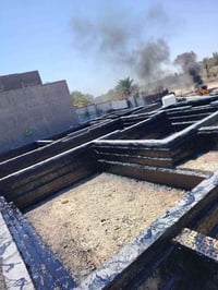 زفت رمادي • سطوح • أساسات