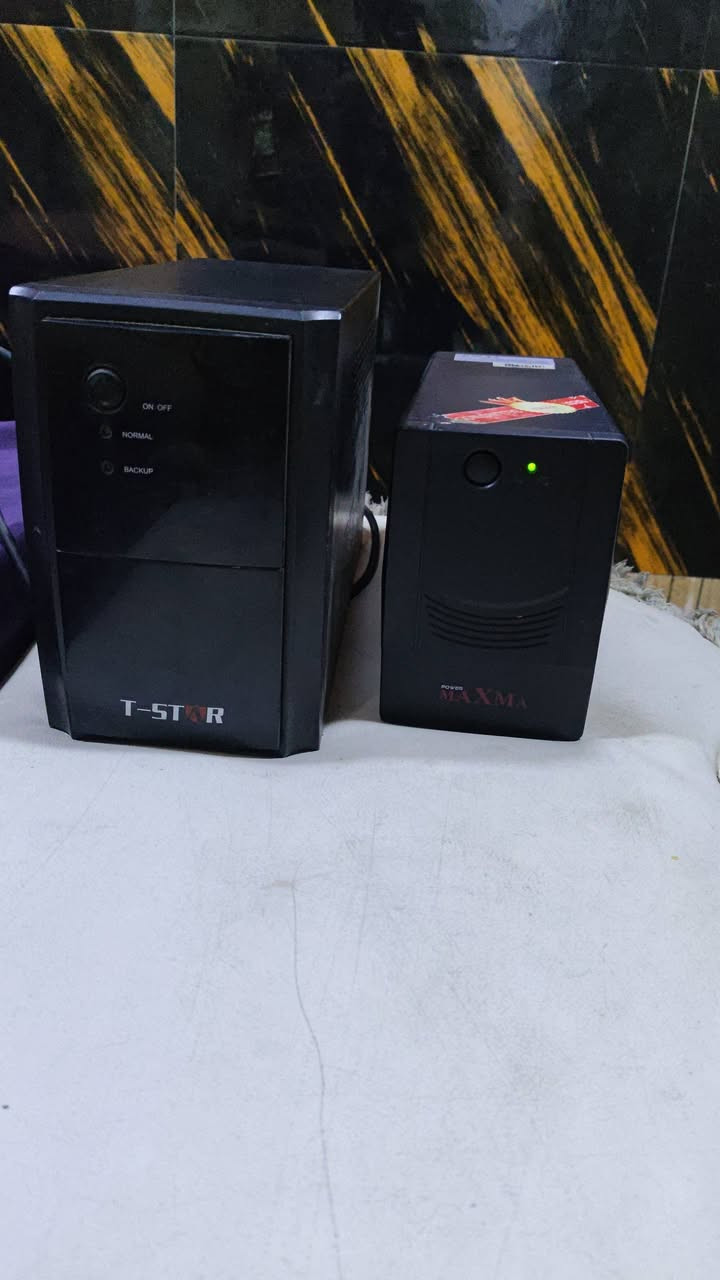 عندي يو بي اس عدد 2
واحد 850 بطاريته هابطة بس شغال ويمشيك دقيقتين تقريبا 
والثاني 1500 يرادلة بطاريات سعر البطاريات 35 الف مالاته 
انطيني بيهن سعر اليرضي الله وتعال اخذهن 
مكاني بغداد بلديات شارع المصرف 
***********
