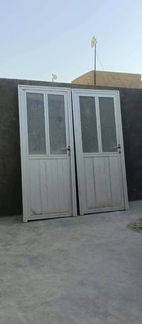 بيبان المنيوم • باب حديد • جاهزة