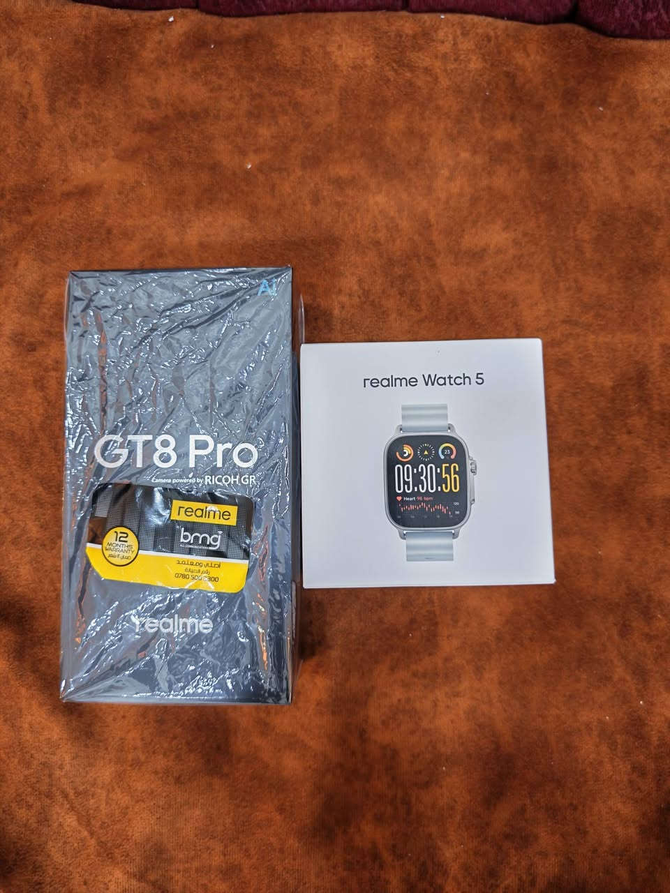 Realme GT8 Pro
ريلمي جي تي 8 برو 

التفاصيل أكثر بالصور جهاز استخدام قليل اخو الجديد كامل ملحقات مع الهدية الساعة اللي تجي ويا ضمان وكالة BMG ويا كفرين هدية همين سعر الجهاز 1100 مليون و100 ألف دينار علما ان سعر الجديد مليون و400الف مكاني بغداد الزعفرانية رقم الموبايل للاتصال والمراسلة واتساب ***********
