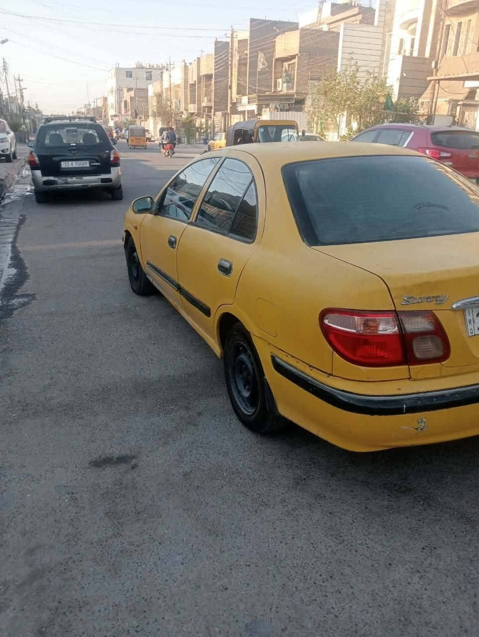 سلام عليكم نيسان سني  خصوصي للبيع وللمراوس موديل 2002 مكينه وكير خير من الله كهربائياتها شغاله تبريدها عوزه غاز حداديه زينه سنويه تنتهي بشهر 11 غرامات مصفره سعر 43 وبيها مجال عنوان بغداد رئاسة العبيدي للاستفسار ***********
