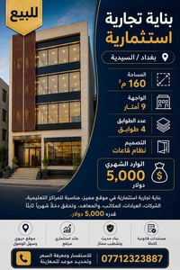 بناية تجارية • السيدية • ١٦٠م