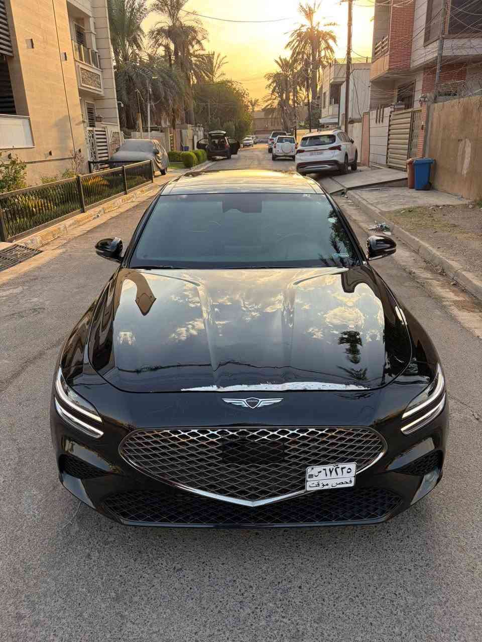 السلام عليكم 

🚘 جينيسس G70 | موديل 2024

• GENESIS G70 3.3T AWD SPORT ADVANCED
• V6 3.3 Twin Turbo 🚀
• AWD
• رقم السيارة: مؤقت دخول شهداء – وكالة عامة
• المسافة: 25 ألف ميل فقط
• فئة Prestige – أعلى مواصفات
• داخل جلد مطرز أحمر
•  كامرات
• بصمات صندوك وبيبان
• فجوج Brembo أحمر
• رادار أمامي وخلفي وجانبي + خروج عن المسار
• حساسات أمامي وخلفي
• Active Exhaust
• كشنات تدفئة وتبريد + ستيرن Heater
• كشنات وستيرن كهرباء مع خاصية الخزن
• منفذ شحن + شاحن Wireless
• Apple CarPlay + Android Auto
• لايت أوتو + ماسحات أوتو
• مرايا جانبية شفط + إشارة + هيتر + رادار + قلاب
• صندوك كهربائي
• فتحة سقف بانوراما
• سستم صوت Lexicon
• تشغيل عن بعد
• شفتات ستيرن
• كيجات إلكترونية
• جام أوتو دبل 4 أبواب
• ضرر السيارة موضح بالصور
• الإيرباك بدون

📍 بغداد – حي القاهرة
💰 السعر: 220$ وبيه مجال بسيط
📞 للاستفسار: ***********
