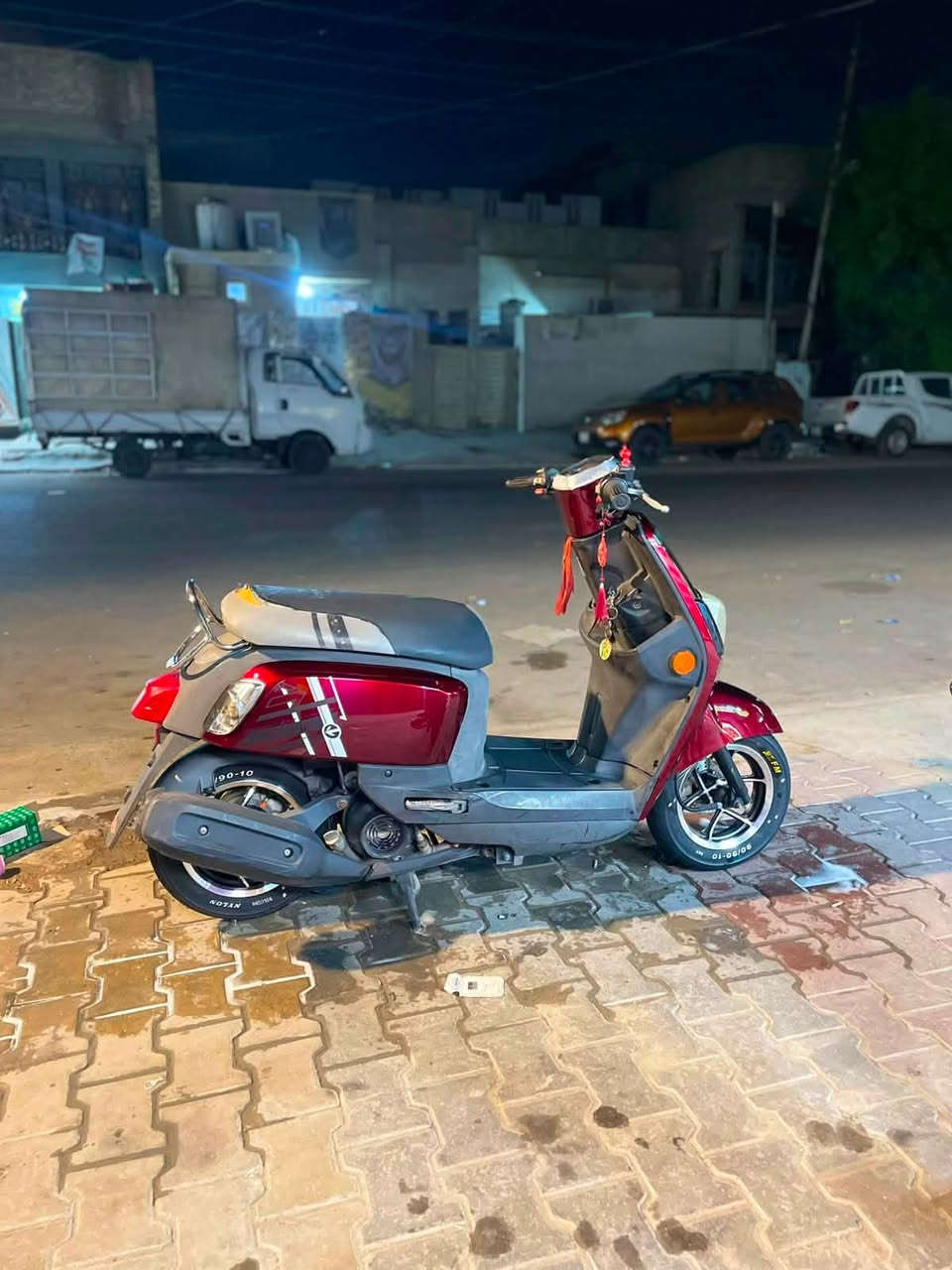 سلام عليكم دراجه بوليس مسطره بلاديه مملعوب بيها 

للبيع مسالها سبوع نازله من الرمبه 

بيها ويل عنكبوت ولبلادي موجود  

السعر خاص 

مكاني بياع تقاطع درويش تصال :***********
