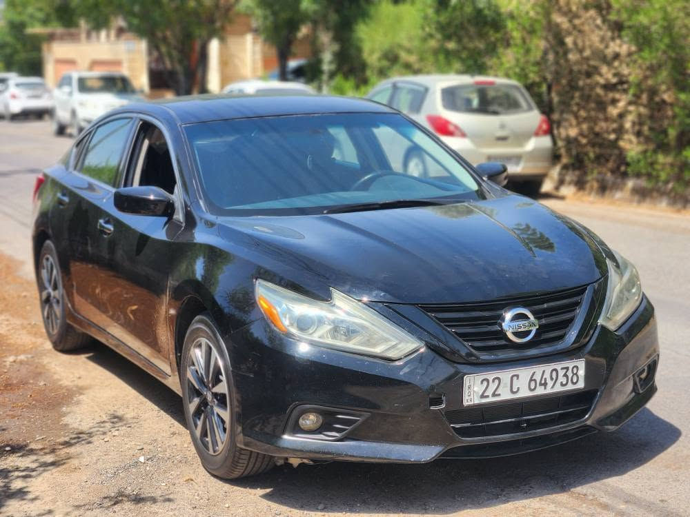 nissan altima 2018 sv 
بۆ فرۆشتن 
نیو چاملخ و بۆنید سبخە بێ ژۆڕێی 
ئایرباگ باس سوکان سیستەمە 
سەیاراکە جاهیزا 
گێر و مەکینە بە شەرتە 
نرخی ۱۱۳ واراقە 
***********
واتس ئاپ و فایبەر أربيل, العراق
