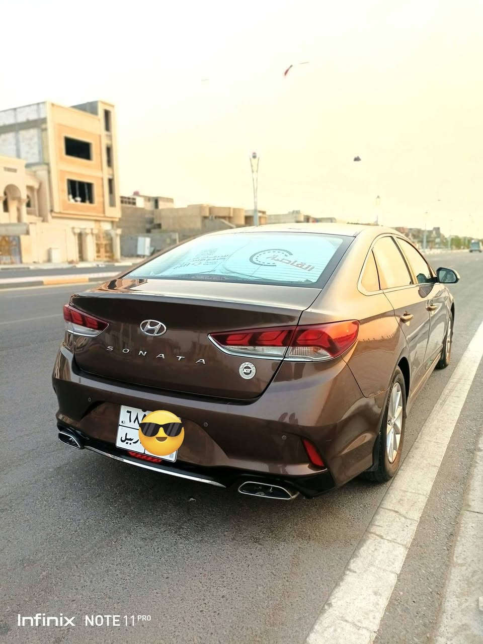 السلام عليكم عندي سياره سوناتا للبيع مديل 2019 لون قهوائي
هونداي سوناتا  خليجي … كفاله عامه ماشيه 93

رقم اربيل 

مديل 2019

مكينه 2400 دوش.

لون جوزي او بني 

 3 وضعيات قياده 

داخل بيجي 

حساسات امامي + خلفي

لايت LED 

بك لايت LED

اشاير بل مري + شفط مع الفتح والتقفيل 

تحكمات ستيرن 

نظام DRIVE MODE 

قطعتين خلفي تبريد 

  دبل كزوز خلفي 

ويل كب 5 حجم 19 

كامره خلفيه

بيه شخط اسفل المدكر الخلفي وموضح بلصوره 

لسياره كامله مكمله تخم تاير  السياره جديده السعر  160$ بيه مجال 

العنوان :بصرة الزبير
ه‍ /***********
