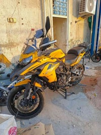 دراجة بنلي TRK 502 ماشيه 19الف رقم اربيل انكليزي  الكفر الجانبي بي شخو...