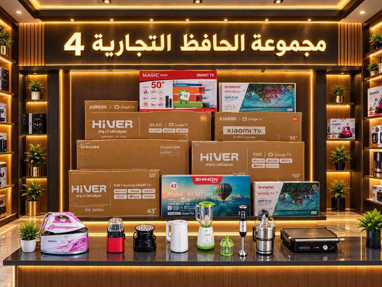 أجهزة كهربائية • تقسيط بدون مقدمة • حي الشهداء