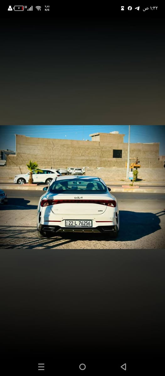 كيا K5 – فل مواصفات (ما عدا الفتحة) 🤍
للبيع كيا K5، سيارة تجمع بين التصميم الرياضي، الفخامة، والتقنيات الحديثة، بحالة ممتازة وجاهزة للاستخدام.

المواصفات:

* محرك 4 سلندر.
* شاشة لمس كبيرة.
* كاميرا خلفية.
* تشغيل بصمة (Smart Key).
* تشغيل زر.
* دخول ذكي.
* جلد فاخر.
* مقاعد كهربائية.
* تدفئة وتبريد للمقاعد.
* ذاكرة للمقاعد.
* مثبت سرعة ذكي.
* رادار أمامي.
* نظام المحافظة على المسار.
* تحذير النقطة العمياء.
* حساسات أمامية وخلفية.
* شاحن لاسلكي.
* Apple CarPlay وAndroid Auto.
* نظام صوت مميز.
* إنارة LED كاملة.
* جنوط ألمنيوم رياضية.
* تحكم بالمقود.
* بلوتوث.
* مكيف أوتوماتيك ثنائي التحكم.

رقم أربيل.
الممشى: 135 ألف.

السيارة نظيفة جداً، جاهزة للاستخدام ولا تحتاج أي مصروف، والفحص خير دليل.

📞 للاستفسار يرجى التواصل على الخاص أو الاتصال.

***********
