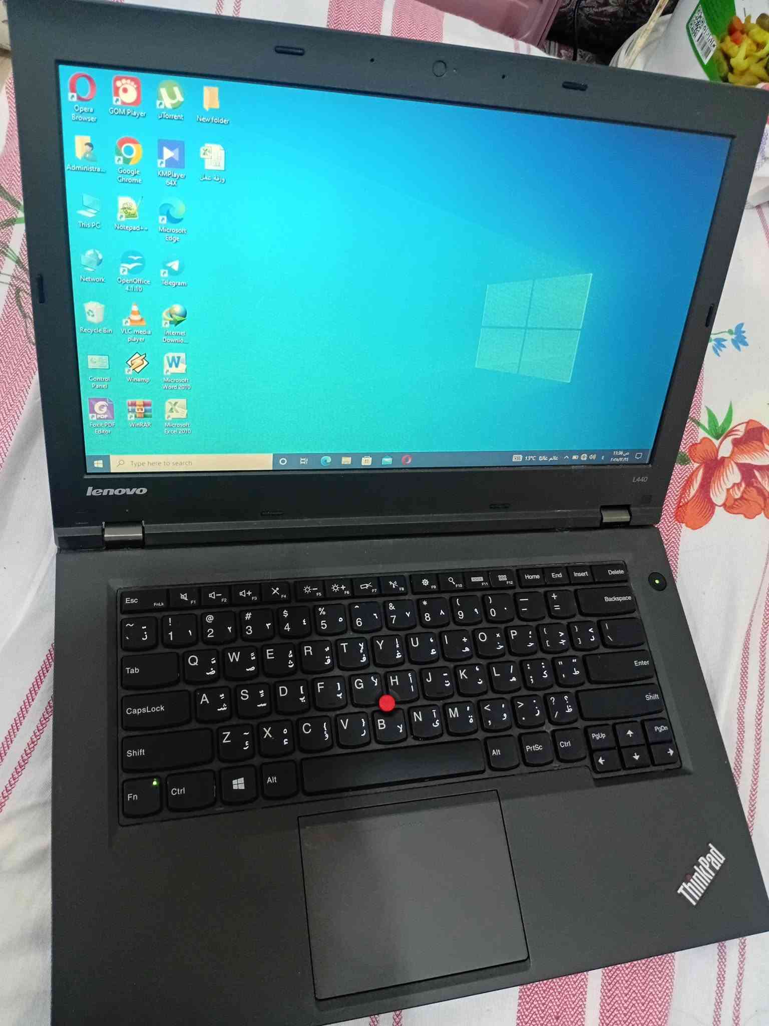 💻 للبيع لابتوب Lenovo ThinkPad L440
الجهاز نظيف ويشتغل بصورة طبيعية، مناسب للدراسة، التصفح، الأوفيس والاستخدام اليومي.والعمل
🔹 الموديل: Lenovo ThinkPad L440
🔹 المعالج: Intel Core i5-4200M
🔹 سرعة المعالج: 2.50GHz
🔹 النظام: Windows 10 Pro
🔹 النظام: 64-bit
🔹 الأنوية: 2 Cores / 4 Threads
🔹 BIOS: إصدار 1.62
📌 الجهاز جاهز للاستخدام والفحص متاح قبل الشراء.
💰 السعر: [225] وبجي مجال 
للاستفسار اتصال و واتساب(***********)

نص مكتوب في الصور:
- Brows File Edit View Help System Summary Hardware Resources Conflicts/Sharing DMA Forced Hardware I/O IRQs Memory Components Software Environment Item Value SMBIOS Version 2.7 Embedded Controller Version 255.255 BIOS Mode Legacy BaseBoard Manufacturer LENOVO BaseBoard Product 20ASS07V00 BaseBoard Version 0B98405 Std Platform Role Mobile Secure Boot State Unsupported PCR7 Configuration Binding Not Possible Windows Directory C:\Windows System Directory C:\Windows\system32 Boot Device \Device\HarddiskVolume1 Locale Iraq Hardware Abstraction Layer Version = "10.0.19041.1151" User Name DESKTOP-IKD2D8I\Administrator Time Zone Arabic Standard Time Installed Physical Memory (RAM) 4.00 GB Total Physical Memory 3.73 GB Available Physical Memory 1.26 GB Total Virtual Memory 5.85 GB Available Virtual Memory 3.09 GB Page File Space 2.13 GB Page File C:\pagefile.sys Find what: Find Close Fi Search selected category only Search category names only Excel 2010 Type here to search 13 C