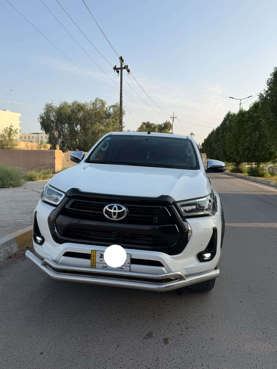 السلام عليكم
هايلوكس  Trd
 كفاله عامه بدون بارد بدون صبغ بدون تبديل 
 ساز اعلى مواصفات
موديل : 2022
نوع: اوتماتيك
رقم : بغداد
تحويل ثاني يوم 
مكفولة كفالة عامة
سنوية ماساقطة
اعلى شيء فول مواصفات 
السياره ع وضع الشركة 
مكان السيارة حله مركز مدينه
رقم للاتصال : ***********
