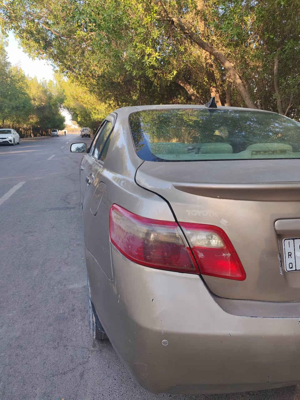 السلام عليكم
للبيع
Toyota Camry 2007
وارد امريكي
رقم نجف باسمي دولي
لون ذهبي
السياره مصبوغه عام
حادثه جاملغ خلفي جهه السايق وقبغ جنطه بأمريكا
محرك وكير وتبريد تمام  
سياره مواصفات Le
بس اضافه للمواصفات
شاشه اندرويد
وكاميرا
و كشنات جلد
دواخل صاج
والى آخره من المواصفات
السعر : 78 وبيه مجال
 مكان نجف الاشرف
للمعرفه باقي التفاصيل وللتواصل واتساب أو اتصال على الرقم
***********
