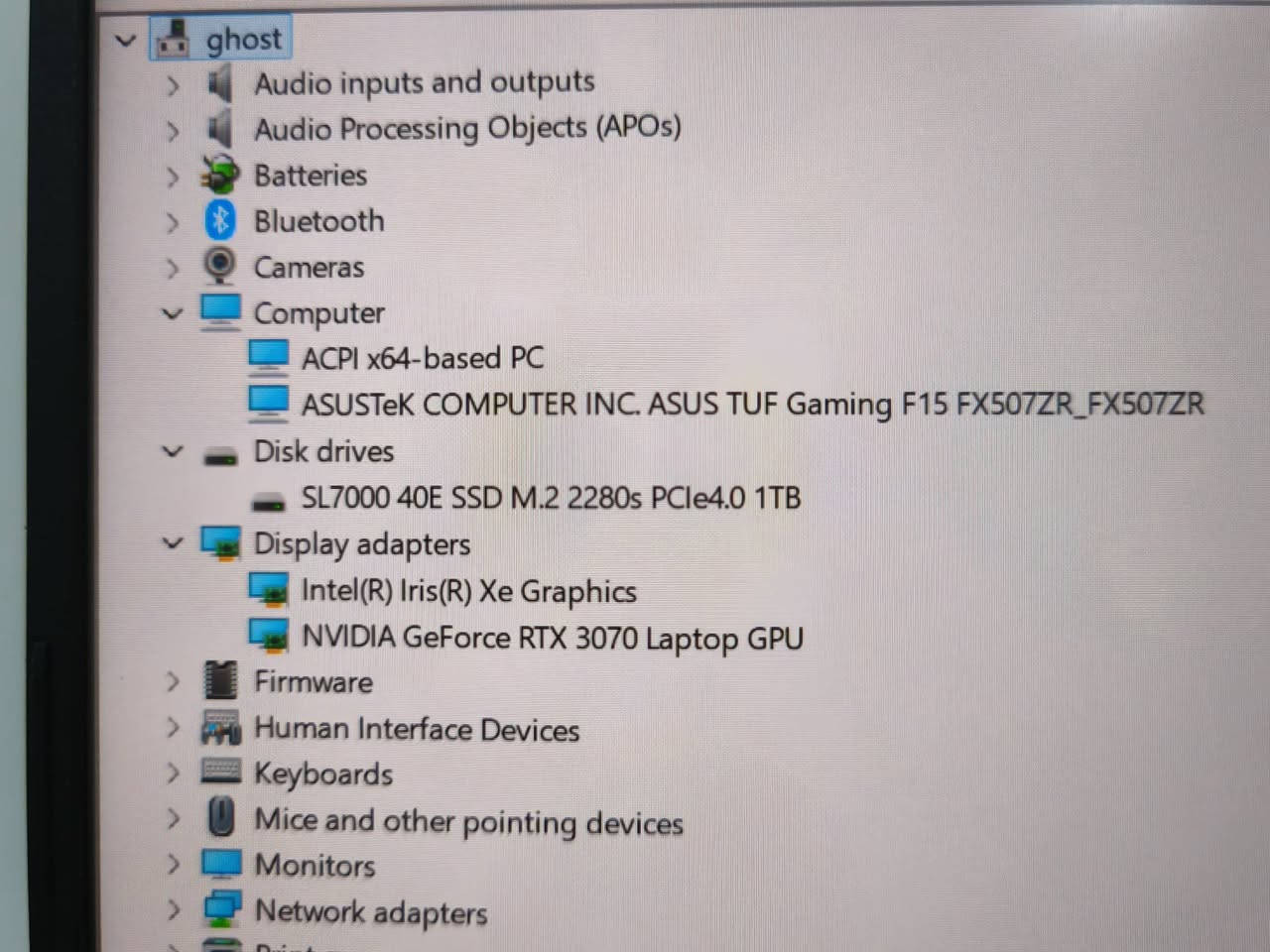 كرت شاشة rtx 3070
معالج intel core i7-12700H

4800 MT/s16GB ddr5 ram

ssd 1TB

15.6" 2k 165Hz

140 واط

بي وايفاي 6

اامكان بالبصرة / سعر 1,500,000

جديد مستعمل بس 5 اشهر

راسلني واتساب ***********
