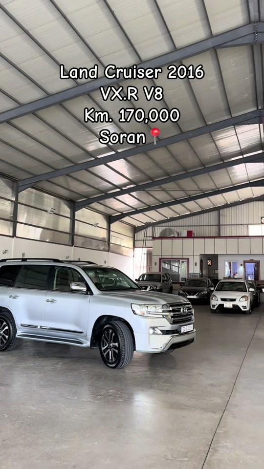 ***********☎️#erbil #soran📍 #ماشالله_تبارك_الله #foryou #kurdstancars 

نص مكتوب في الصور:
- Land Cruiser 2016
- VX.R V8
- Km. 170,000
- Soran 📍