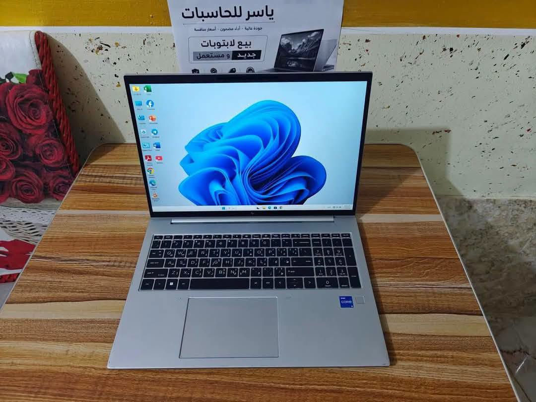 🔥 عرض خاص  آخر 5 قطع فقط

💻 HP EliteBook 860 G9 – الجيل 12

💰 السعر: 625 ألف دينار عراقي

✨ مستخدم نظيف جداً وبحالة ممتازة

📌 المواصفات:
🔹 معالج Intel Core i5-1235U – الجيل الثاني عشر
🔹 رام RAM:8GB DDR5 بسرعة 4800MHz
🔹 تخزين SSD 256GB NVMe
🔹 كرت شاشة Intel UHD Graphics
🔹 شاشة 16 إنج Full HD
🔹 لوحة مفاتيح كاملة مع Numpad

🪟 نظام التشغيل:
✅نظام التشغيل Windows 11 Pro أصلي ومفعّل
✅ الجهاز جاهز للاستخدام مباشرة

🔌 المنافذ:
• USB Type-C / Thunderbolt 4
• USB 3.2
• HDMI
• LAN RJ-45
• منفذ سماعة 3.5mm
• قارئ Smart Card حسب الإصدار

🎯 مناسب لـ:
✔️ الدراسة والجامعة
✔️ الأعمال المكتبية
✔️ البرمجة
✔️ المحاسبة
✔️ برامج Microsoft Office
✔️ التصميم الخفيف
✔️ التصفح والاجتماعات الأونلاين

⭐ أبرز المميزات:
✅ معالج جيل 12 بأداء ممتاز
✅ شاشة 16 إنج بمساحة عرض أكبر وراحة أكثر
✅ سرعة واستجابة عالية بفضل SSD NVMe
✅ لوحة مفاتيح كاملة مع أرقام
✅ جودة تصنيع عالية وتصميم أنيق
✅ مناسب للاستخدام اليومي والعمل والدراسة

🎁 المرفقات:
🔌 الشاحن
💼 جنطة لابتوب

🛡️ ضمان استبدال لمدة 7 أيام

🚚 يوجد توصيل إلى جميع محافظات العراق

📱 واتساب: ***********
📞 اتصال: ***********

نص مكتوب في الصور:
- ياسر للحاسبات
- جودة عالية - أداء مضمون - أسعار منافسة
- بيع لابتوبات
- جديد و مستعمل
- ***********
- ***********0
- يوجد توصيل لكافة المحافظات
- DirectX Diagnostic Tool
- System Display Sound Input
- This tool reports detailed information about the DirectX components and drivers installed on your system.
- If you know what area is causing the problem, click the appropriate tab above. Otherwise, you can use the "Next Page" button below to visit each page in sequence.
- System Information
- Current Date/Time: Thursday, July 9, 2026, 8:34:11 PM
- Computer Name: DESKTOP-N87L3P2
- Operating System: Windows 11 Pro 64-bit (10.0, Build 26200)
- Language: English (Regional Setting: English)
- System Manufacturer: HP
- System Model: HP EliteBook 860 16 inch G9 Notebook PC
- BIOS: U71 Ver. 01.18.01
- Processor: 12th Gen Intel(R) Core(TM) i5-1235U (12 CPUs), ~1.3GHz
- Memory: 8192MB RAM
- Page file: 3400MB used, 6343MB available
- DirectX Version: DirectX 12
- Check for WHQL digital signatures
- DxDiag 10.00.26100.5074 64-bit Unicode Copyright © Microsoft. All rights reserved.
- Help
- Next Page
- Save All Information...
- Exit
- Search
- Device
- Name: Intel(R) UHD Graphics
- Manufacturer: Intel Corporation
- Chip Type: Intel(R) UHD Graphics Family
- DAC Type: Internal
- Device Type: Full Display Device
- Approx. Total Memory: 4040 MB
- Display Memory: 128 MB
- Shared Memory: 3912 MB
- DirectX Features
- DirectDraw Acceleration: Enabled
- Direct3D Acceleration: Enabled
- AGP Texture Acceleration: Enabled
- DirectX 12 Ultimate: Disabled
- Notes
- No problems found.
- Drivers
- Main Driver: igdumdim64.dll,igd10iumd64.dll,igd10
- Version: 32.0.101.7085
- Date: 3/3/2026 03:00:00
- WHQL Logo'd: Yes
- Direct3D DDI: 12
- Feature Levels: 12_1,12_0,11_1,11_0,10_1,10_0,9_3
- Driver Model: WDDM 3.2
- Task Manager
- Performance
- Run new task
- CPU
- 12th Gen Intel(R) Core(TM) i5-1235U
- % Utilization
- 100%
- 0%
- 60 seconds
- Utilization
- Speed
- 1.34 GHz
- Base speed:
- Sockets:
- Cores:
- Logical processors:
- Virtualization:
- L1 cache:
- L2 cache:
- L3 cache:
- 1.30 GHz
- 1
- 10
- 12
- Enabled
- 928 KB
- 6.5 MB
- 12.0 MB
- Processes
- 154
- Threads
- 1976
- Handles
- 58946
- Up time
- 0:00:22:19
- 0% 1.34 GHz
- Memory
- 3.5/7.6 GB (46%)
- Disk 0 (C: D:)
- SSD (NVMe)
- GPU 0
- Intel(R) UHD Graphics